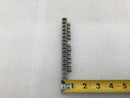 Ilsco N-882 16 Position 4-14 AWG Grounding Bar - 5 3/4" x 1/2"
