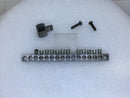 Ilsco N-882 16 Position 4-14 AWG Grounding Bar - 5 3/4" x 1/2"