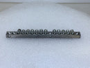 Ilsco N-882 16 Position 4-14 AWG Grounding Bar - 5 3/4" x 1/2"