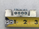 Square D HOM2-4L70RB 4 Position 4-14 AWG Neutral/Grounding Bar 2 3/4" x 1"