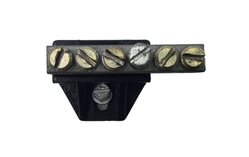 ITE 6 Position 4-14 AWG Neutral/Isolated Grounding Bar 2" x 1 1/4"