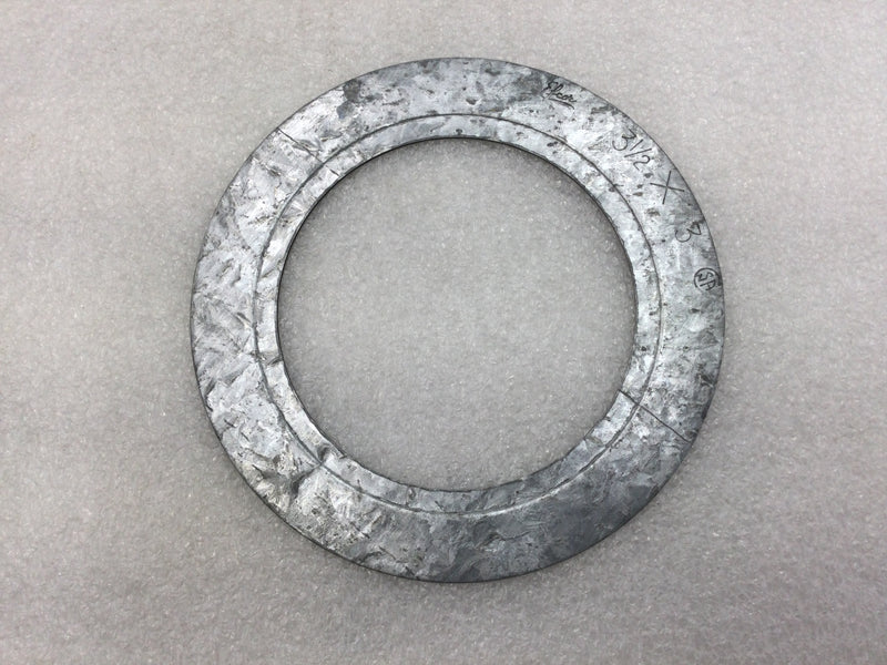 Reducing Washer (Lot Of 2) 3-1/2" To 3" Mixed Brands Galvanized Steel Conduit