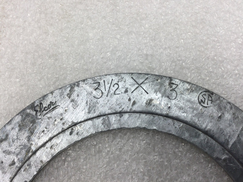 Reducing Washer (Lot Of 2) 3-1/2" To 3" Mixed Brands Galvanized Steel Conduit