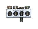 Ilsco N8020 4 Position 4-14 AWG Grounding Bar 1 1/4" x 3/8