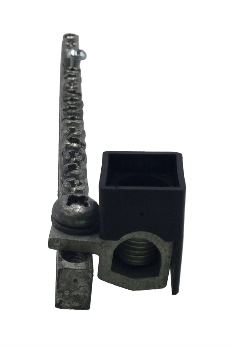 Ilsco NA-70S 20 Position 4-14 AWG Grounding Bar w/Lug 7" x 1 1/8"