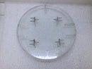 Meter Blank Cover Only 7" Diameter, Plastic, Clear