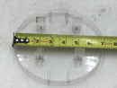 Meter Blank Cover Only 7" Diameter, Plastic, Clear