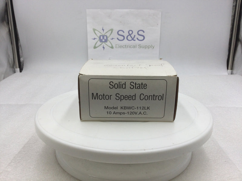 KB Electronics KBWC-112LK 10 Amp 120V Solid State Motor Speed Control