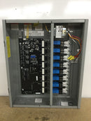 Hubbell CX082S083LM CX Series Lighting Control Panel LED Programmable Display 8 Relays 30 Amp 120/208/240/277 VAC 14" X 17"