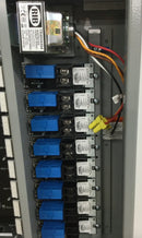 Hubbell CX082S083LM CX Series Lighting Control Panel LED Programmable Display 8 Relays 30 Amp 120/208/240/277 VAC 14" X 17"