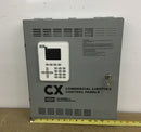 Hubbell CX082S083LM CX Series Lighting Control Panel LED Programmable Display 8 Relays 30 Amp 120/208/240/277 VAC 14" X 17"