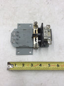 FPE Federal Pacific 102-4S 50 Amp 120/240 VAC 1 Phase 2-3 Wire Guts Only 4.5" X 5"