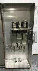 Siemens/ITE 3 Phase 50A 480/600VAC Vacu-Break Enclosed Safety Switch Type 1 Stainless Steel Enclosure 12.5" X 31"