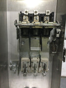Siemens/ITE 3 Phase 50A 480/600VAC Vacu-Break Enclosed Safety Switch Type 1 Stainless Steel Enclosure 12.5" X 31"