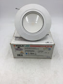 Halo RA5606930WH 5"/6": RA56 Adjustable Retrofit LED Downlight 120 VAC 10 Watt 0.20 Amps 50/60 Hz