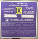 Square D QO2-4L70S 70 Amp 2 Space/4 Circuit Indoor NEMA 1 Circuit Breaker Load Center