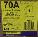 Square D QO2-4L70S 70 Amp 2 Space/4 Circuit Indoor NEMA 1 Circuit Breaker Load Center