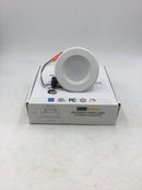 YRDL-0904550-004D 4" 9 Watt Recessed Down Light LED Dimmable Retrofit Kit 120VAC .075 Amps 60 Hz