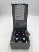 Siemens GF222NA 60 Amp Single Phase 240 VAC Fusible Indoor Safety Switch 6"X10"