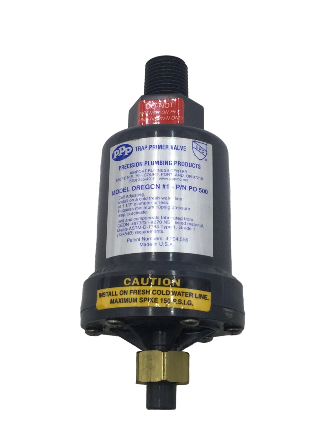 Lab Priming Valve Precision Plumbing Products Oregon #1 PO 500 Trap Primer Valve