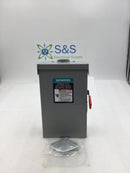 Siemens GNF322RLA 60 Amp 3 Phase 240 VAC Non-Fusible Safety Switch 6" X 10"