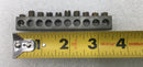 10 Position 4-14 AWG Grounding Bar 3 1/2" x 1/2"