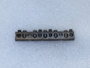 11 Position 4-14 AWG Grounding Bar - 3 1/2" x 1/2"