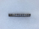 11 Position 4-14 AWG Grounding Bar - 3 1/2" x 1/2"
