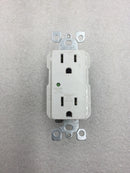 Leviton 5280-W Surge Protector Duplex Receptacle 15 Amp 125 VAC White