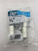 Halex 26282 3/4" EMT Set Screw Coupling (Pack of 5)