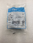 Halex 26280 1/2" EMT Set Screw Coupling (Pack of 5)