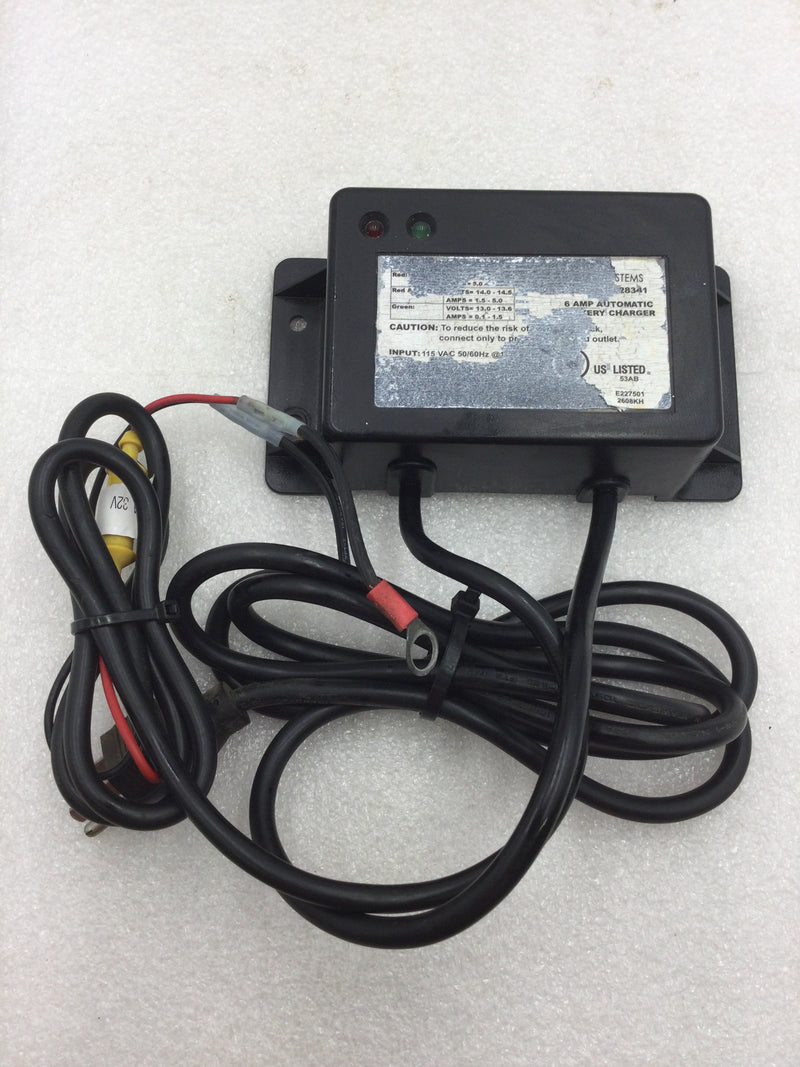 Kohler Generator 6 Amp Automatic Battery Charger 125V Input 13-14.5 VDC Output
