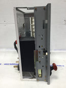 GE 8000 GEH-4961 3 Phase 480 VAC 12" MCC Bucket 5 HP with On-Off Handle & Reset