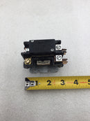 Herm Refrig. HLC-1XQ04GB 40 Amp 2 Pole 240-600 VAC Contactor w/ 24 VAC Coil