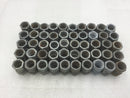 Lot of 50 Mixed Brands 1/2" EMT Compression Couplings