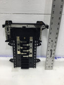 Square D QON12-24L125 125 Amp 12 Space 120/240 VAC Load Center Guts Only 9"X12"