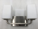 Progress Lighting P300369-009 Cowan 14" 2 Light Bathroom Vanity Light in Nickel