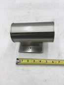 Home Decorators 1000 639 096 Brushed Nickel Outdoor LED Wall Lantern Sconce