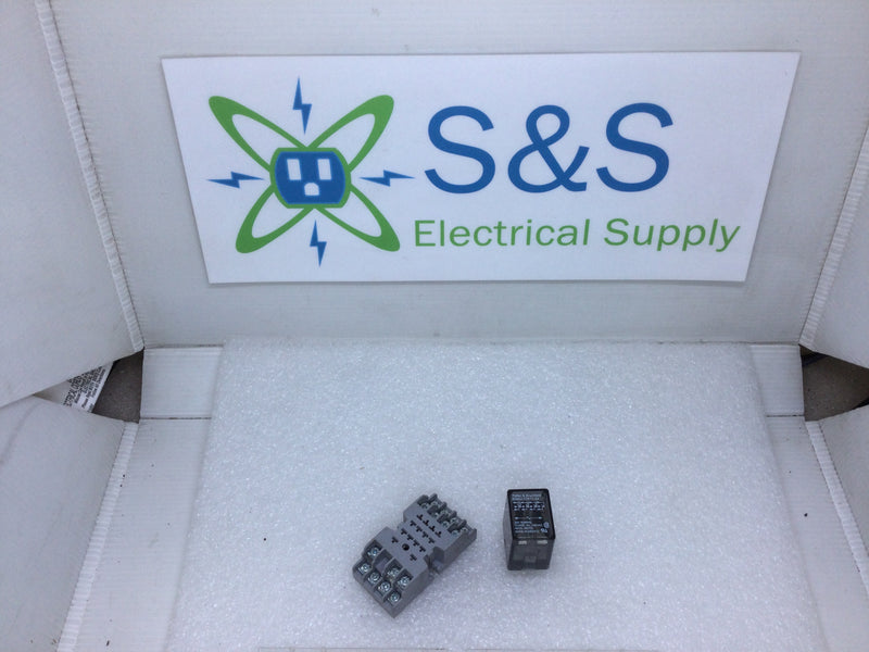 Potter & Brumfield KHAU-17A11-24 Relay Socket 24V 50/6-Hz 1/10Hp 5 Amp 120VAC 42VA 28VDC