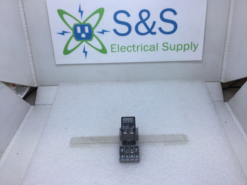 Potter & Brumfield KHAU-17A11-24 Relay Socket 24V 50/6-Hz 1/10Hp 5 Amp 120VAC 42VA 28VDC