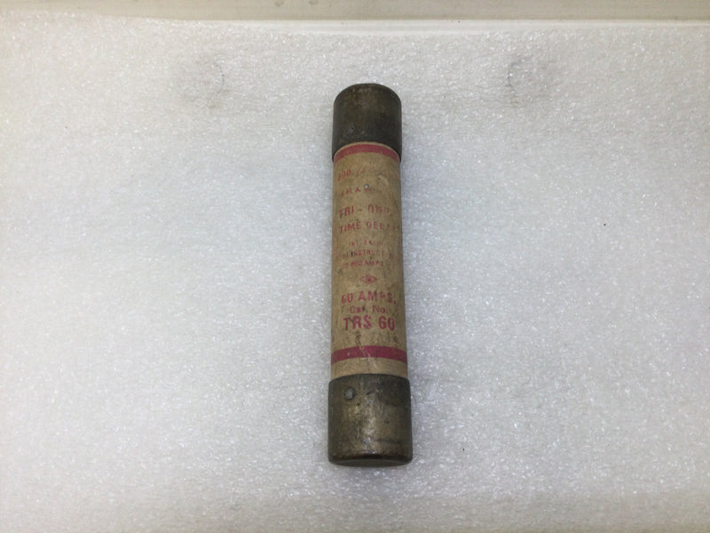 Shawmut TRS60 60 Amp 600V or Less Time Delay Tri-Onic Fuse