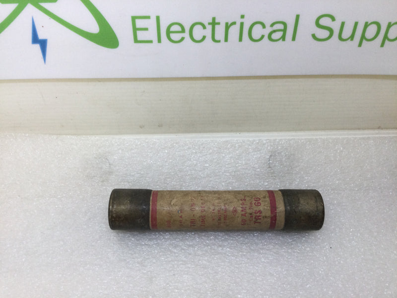 Shawmut TRS60 60 Amp 600V or Less Time Delay Tri-Onic Fuse