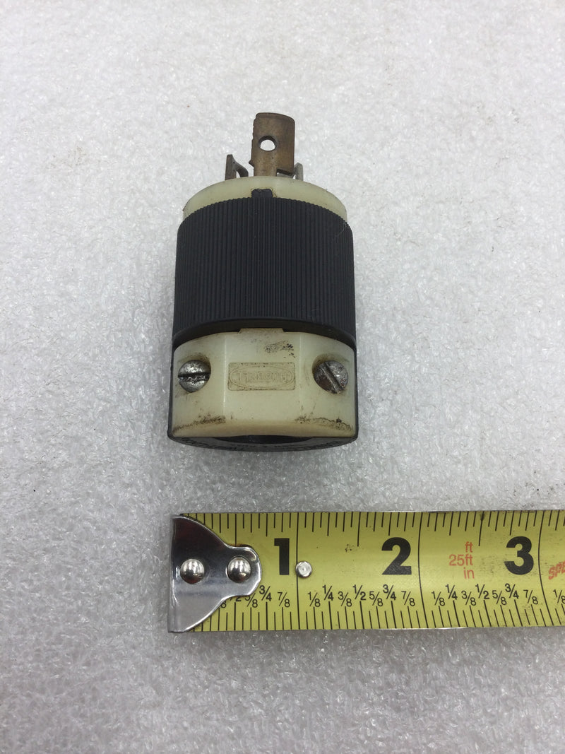 Hubbell 15 Amp 125 VAC Twist Lock Single Pole 3-Wire Male Plug