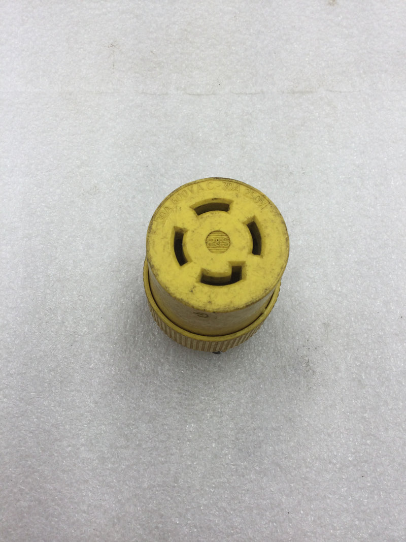 Pass & Seymour Twist Lock 30 Amp 250 VAC Female 4 Wire Plug