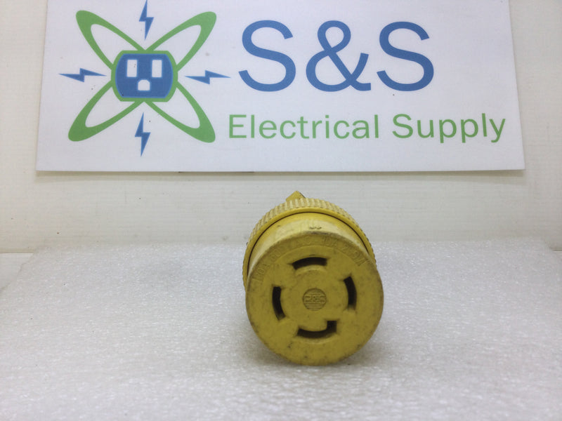 Pass & Seymour Twist Lock 30 Amp 250 VAC Female 4 Wire Plug
