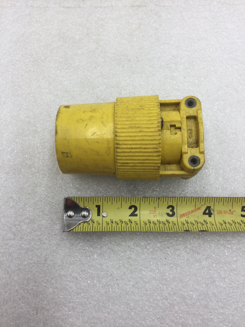 Pass & Seymour Twist Lock 30 Amp 250 VAC Female 4 Wire Plug