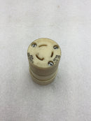 Hubbell 71020NC 3 Wire Twist-Lock/Turn & Pull 20 Amp 125/250 VAC Female Plug