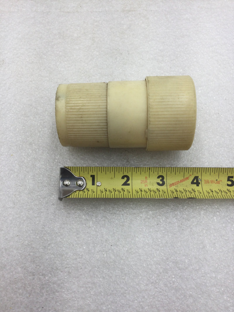 Hubbell 71020NC 3 Wire Twist-Lock/Turn & Pull 20 Amp 125/250 VAC Female Plug