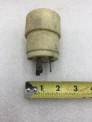 Hubbell 3 Wire Twist-Lock/Turn & Pull 20 Amp 125 VAC Male Plug