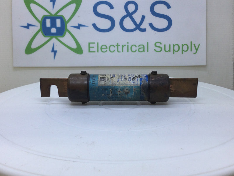 Littelfuse Powr-Gard FLNR100 100 Amp 250VAC Class RK-5 Time Delay Dual Element Current Limiting Fuse